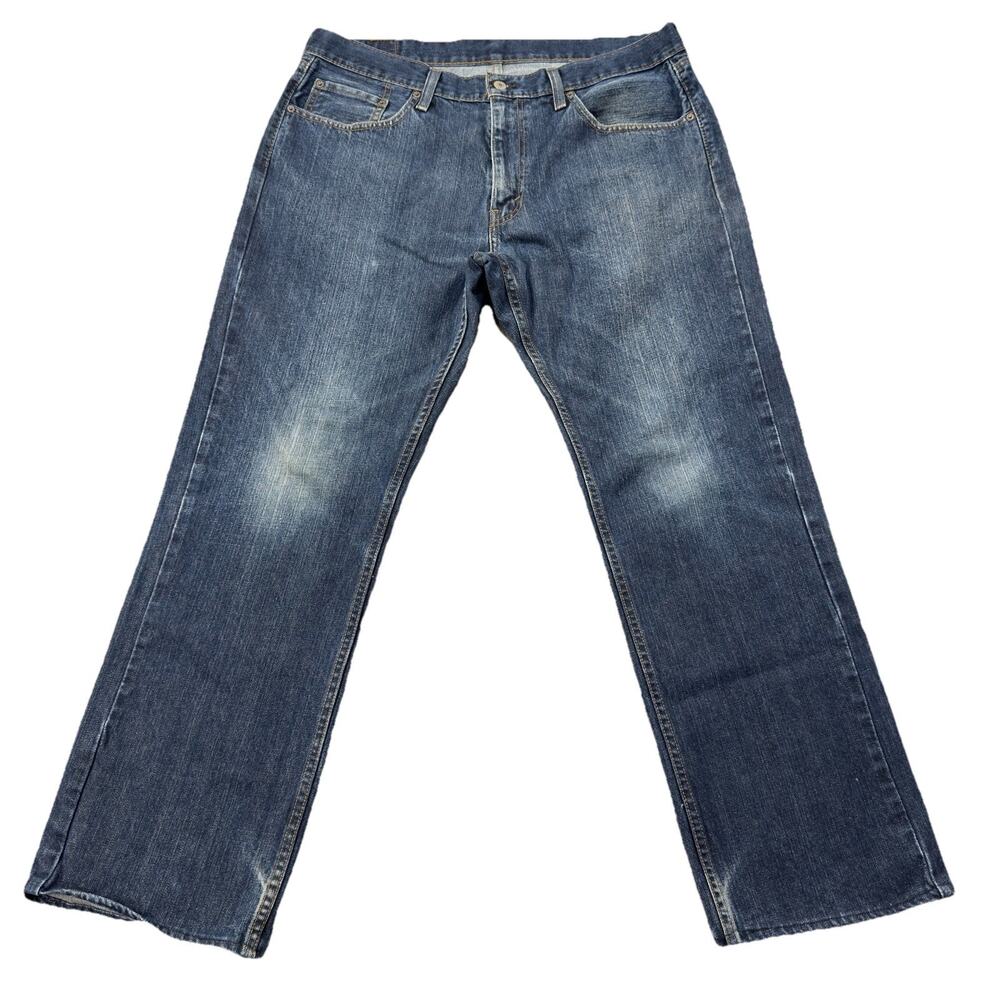 Levis 559 Relaxed Straight Medium Wash Faded Denim Jeans Mens 36x32 Classic Fit